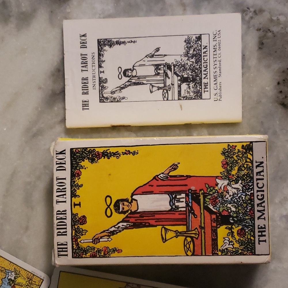 1970s The Rider Tarot Deck. The Magician.
